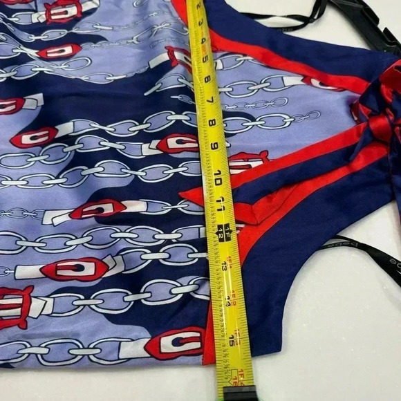 NWT Bebe silk sleeveless, openhigh neck blouse size small - Picture 7 of 11